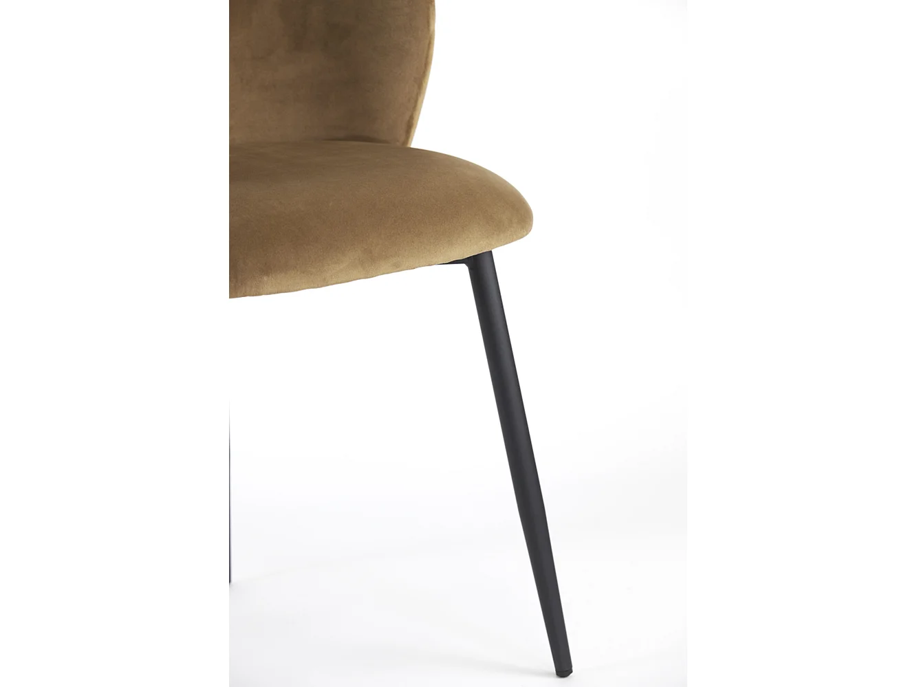 Chaise de salle à manger ELYNA - 56x55x79cm - Marron - Lot de 2