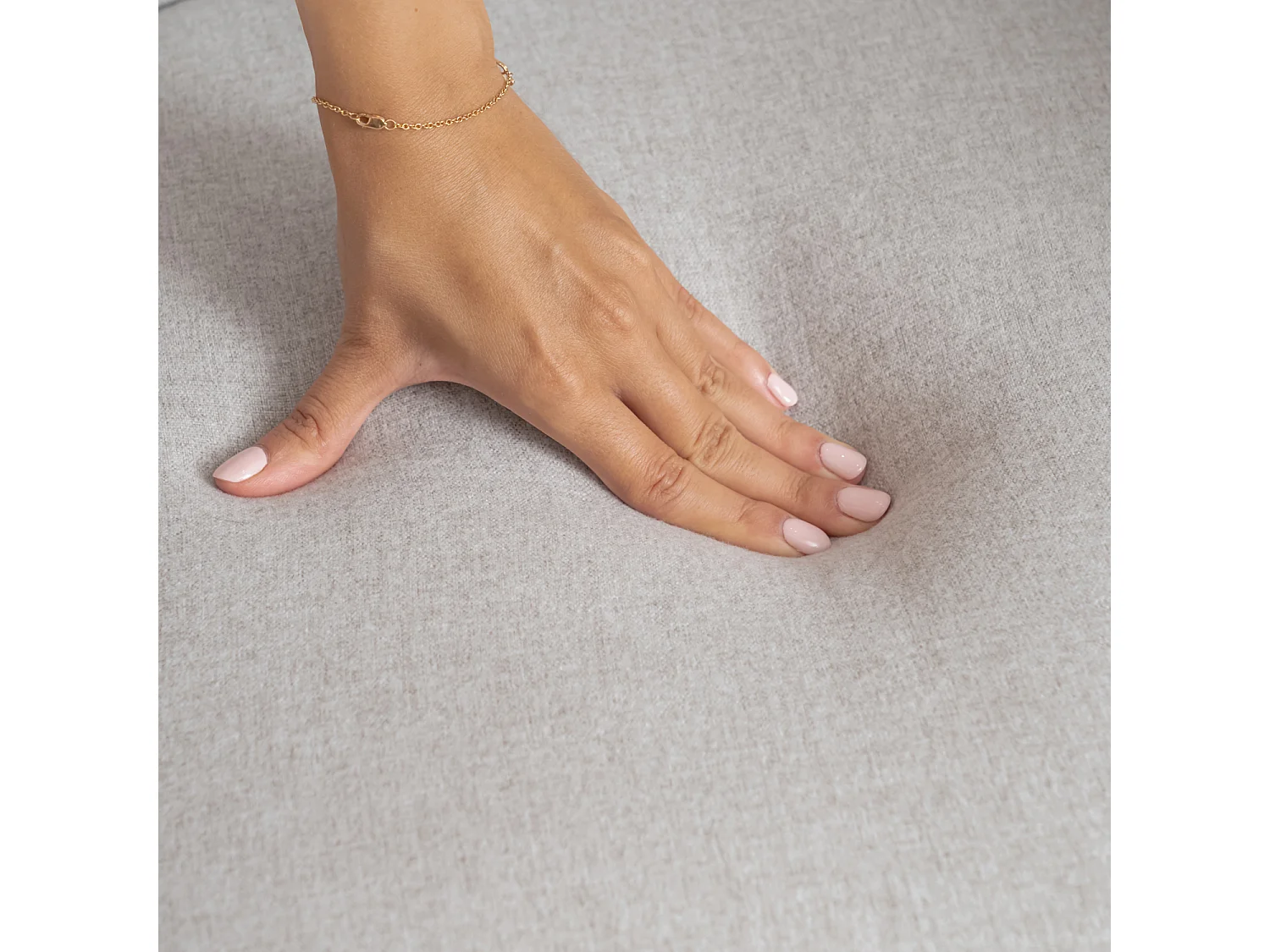 Lot de 2 fauteuil de salle à manger rotatif style scandinave en beige tissu,CARSON