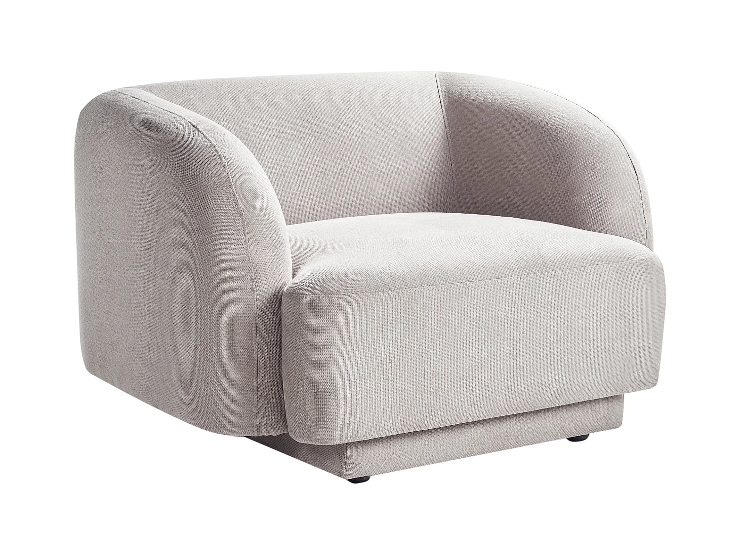 Fauteuil SKJANES Tissu Gris clair