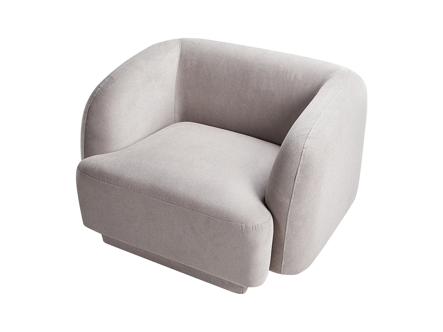 Fauteuil SKJANES Tissu Gris clair