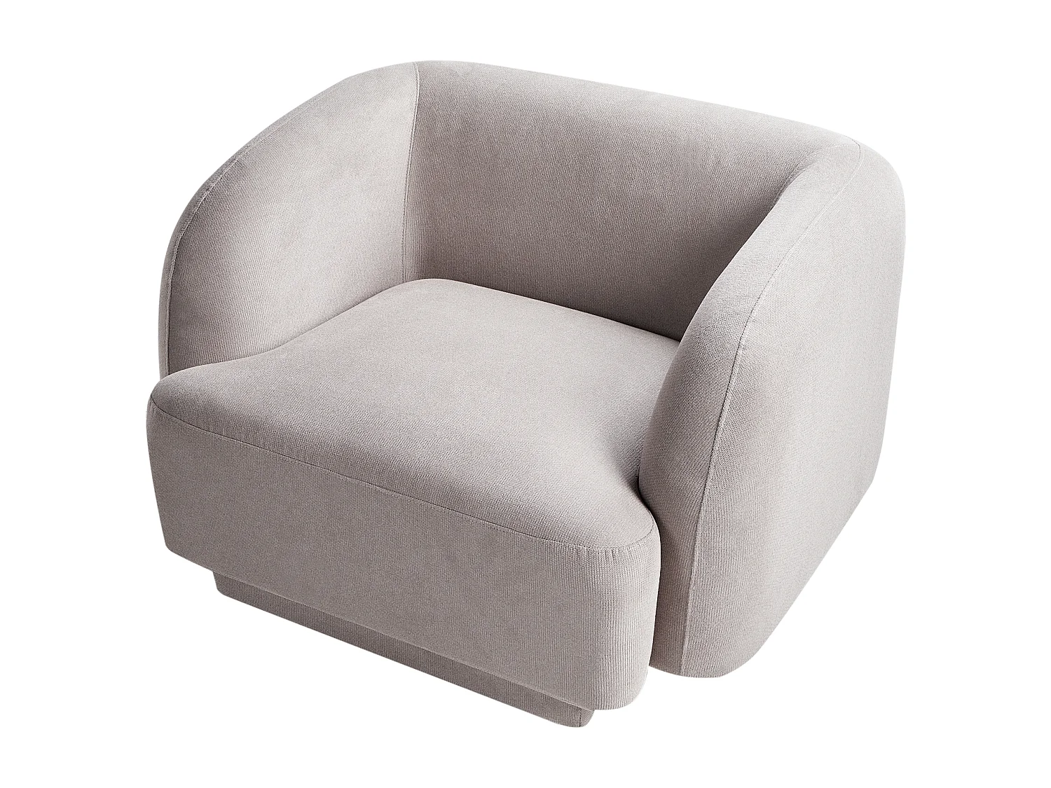 Fauteuil SKJANES Tissu Gris clair