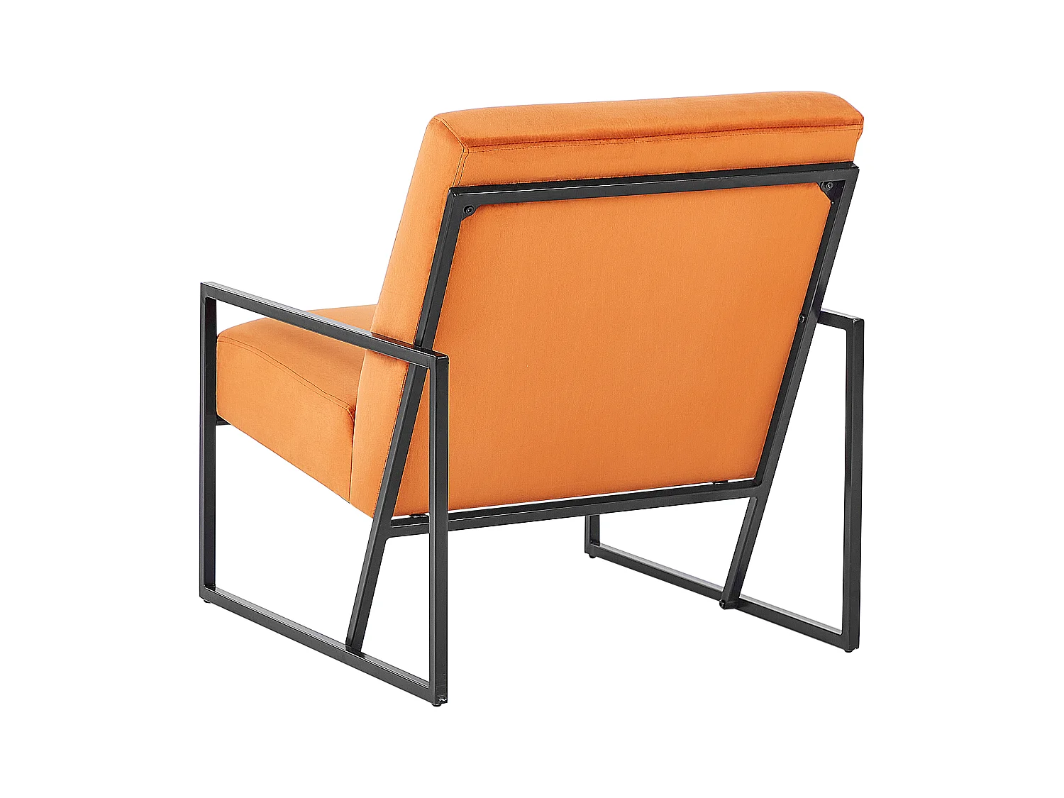 Fauteuil DELARY Velours Orange