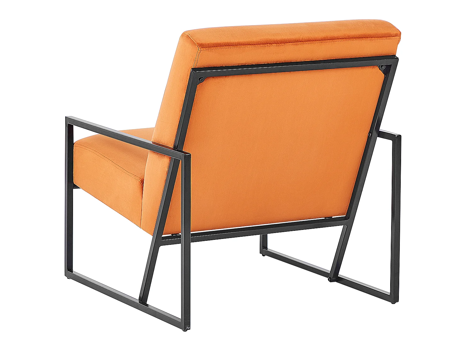 Fauteuil DELARY Velours Orange