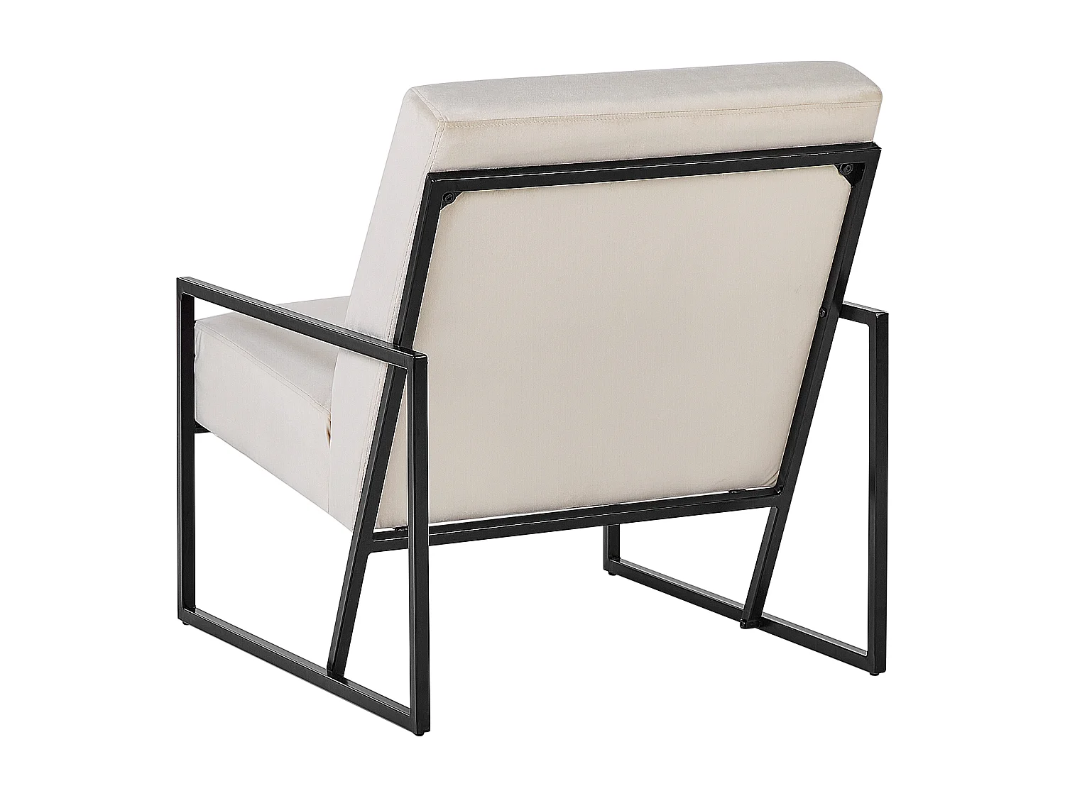 Fauteuil DELARY Velours Beige clair