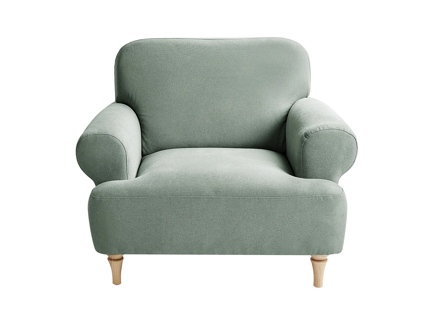 Fauteuil KIBERG Tissu Vert clair