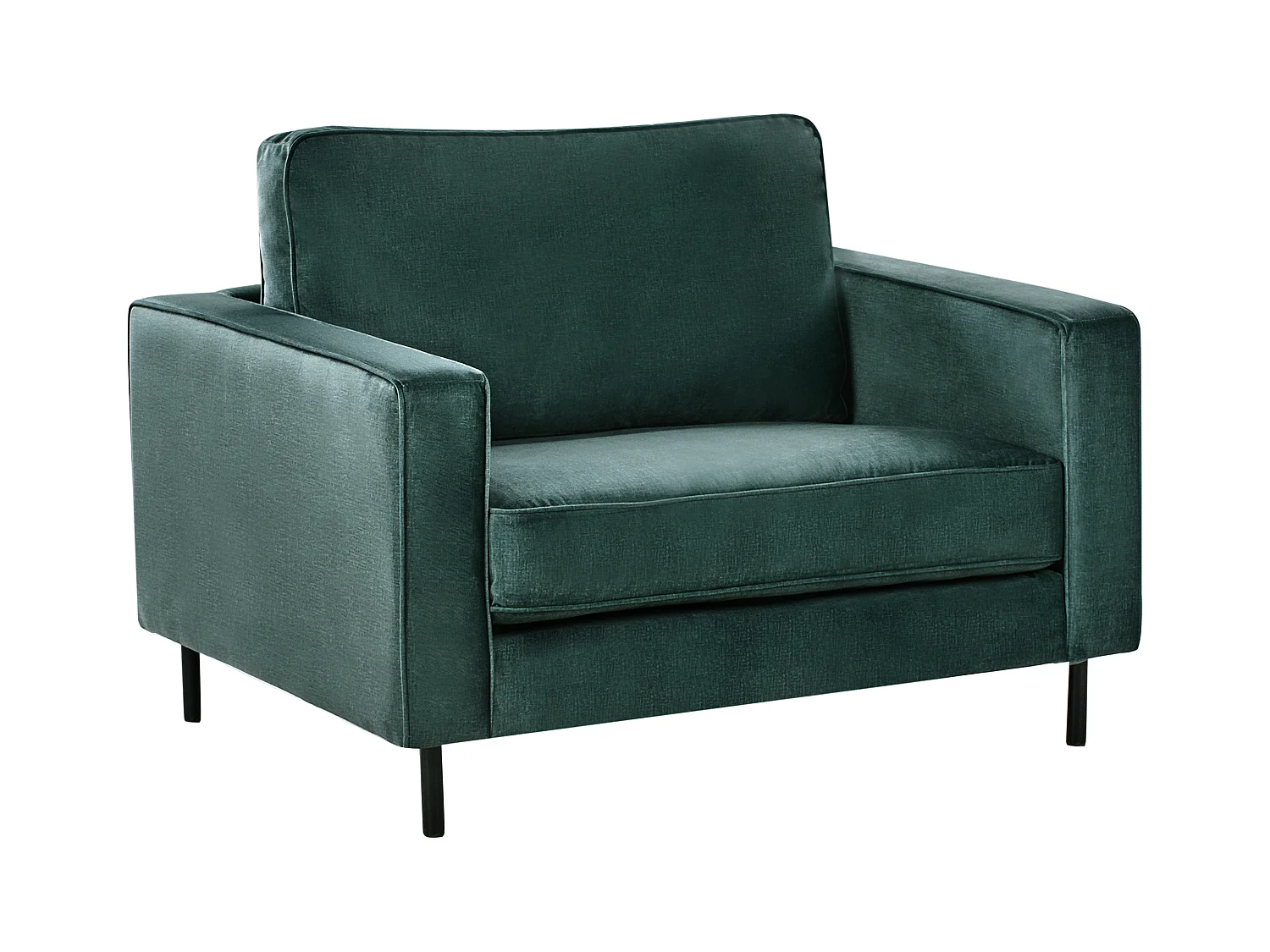 Fauteuil SAVALEN Velours Vert foncé