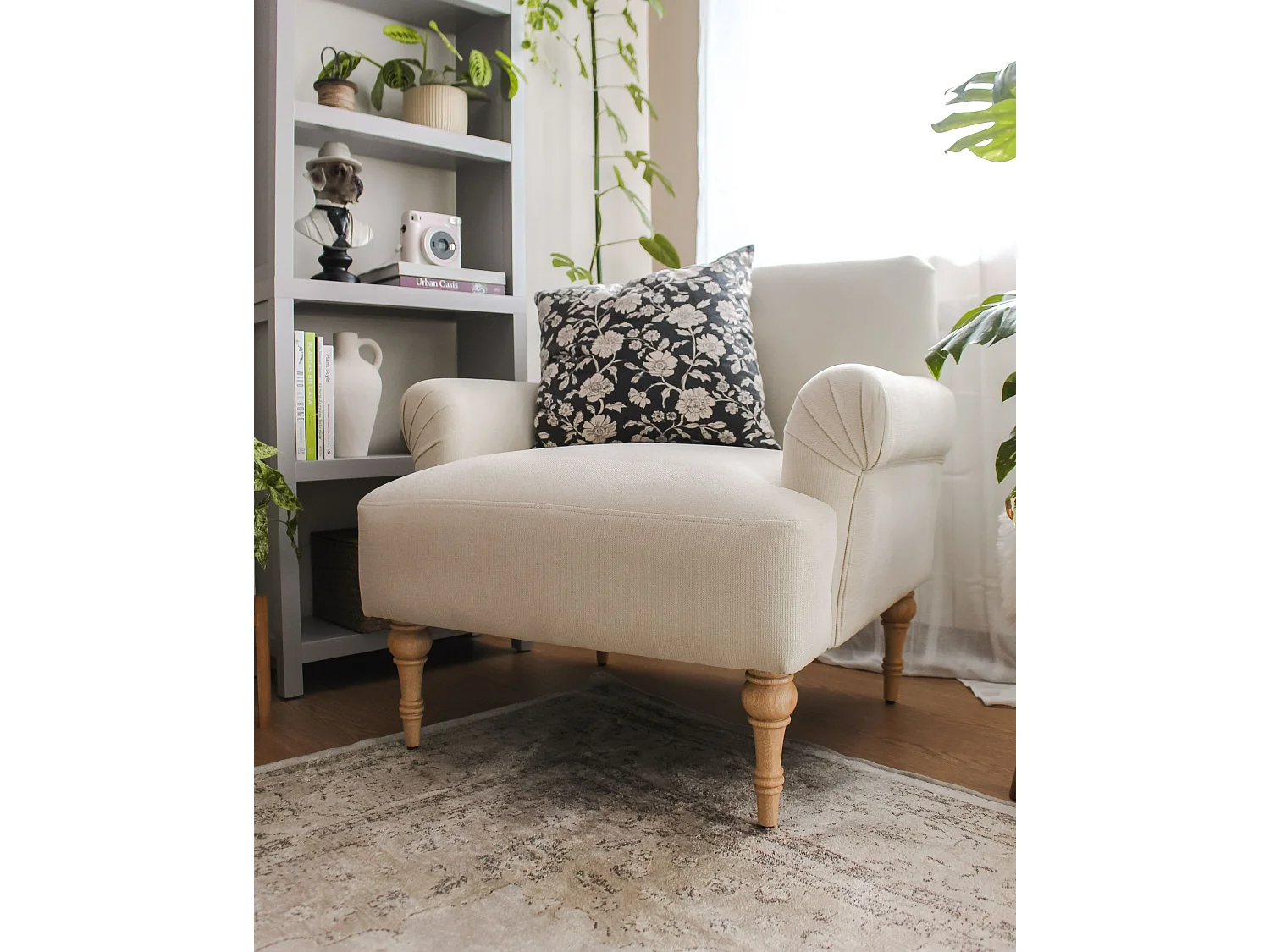 Poltrona FREDROS Tessuto Beige chiaro