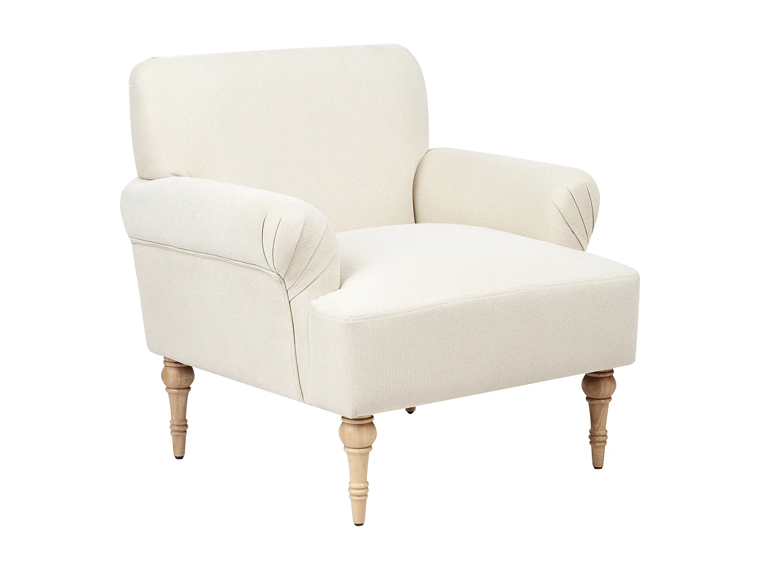 Fauteuil FREDROS Tissu Beige clair