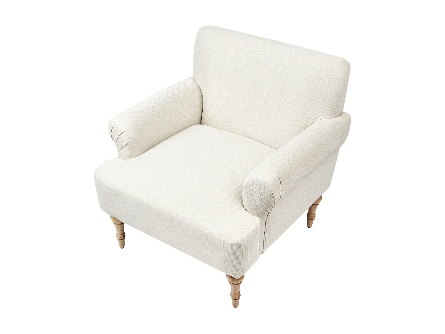 Fauteuil FREDROS Tissu Beige clair