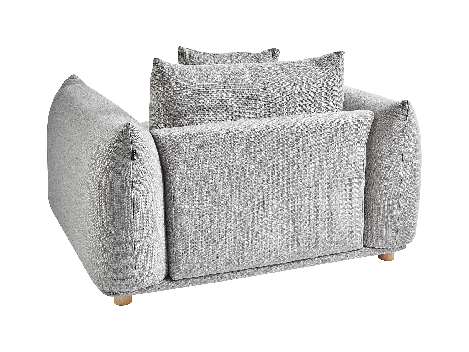 Poltrona LUVOS Tessuto Grigio chiaro