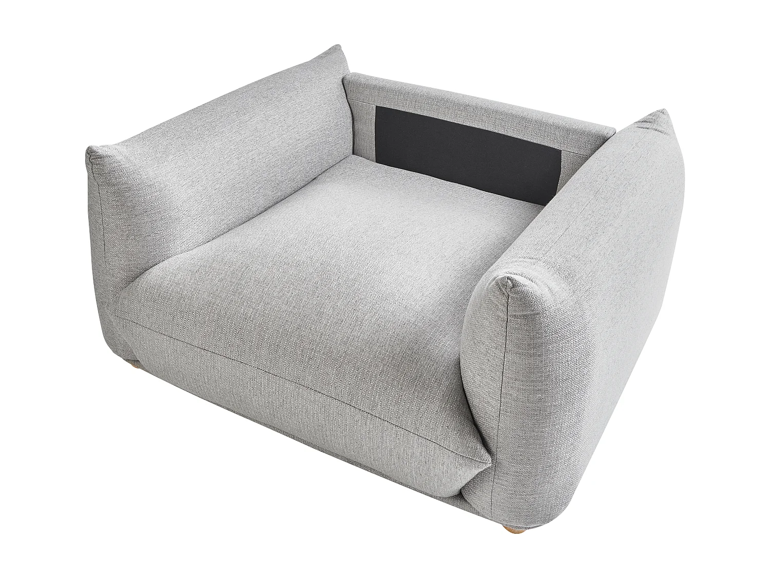 Fauteuil LUVOS Tissu Gris clair