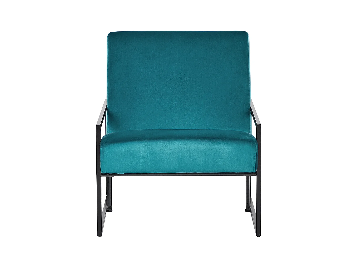 Fauteuil DELARY Velours Bleu paon