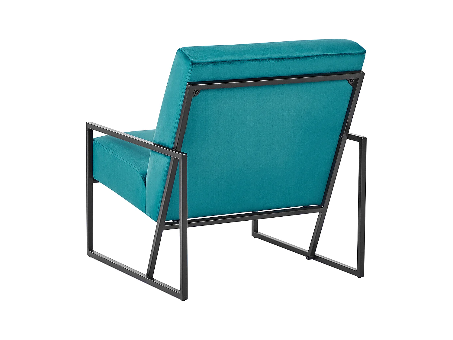 Fauteuil DELARY Velours Bleu paon