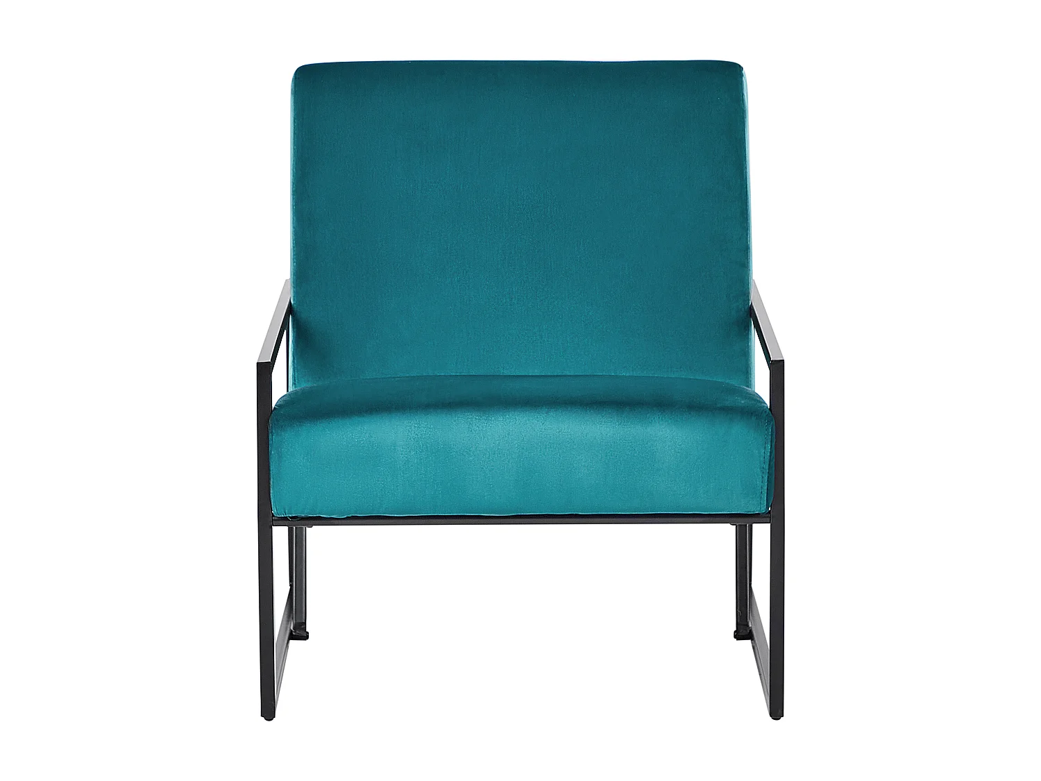 Fauteuil DELARY Velours Bleu paon