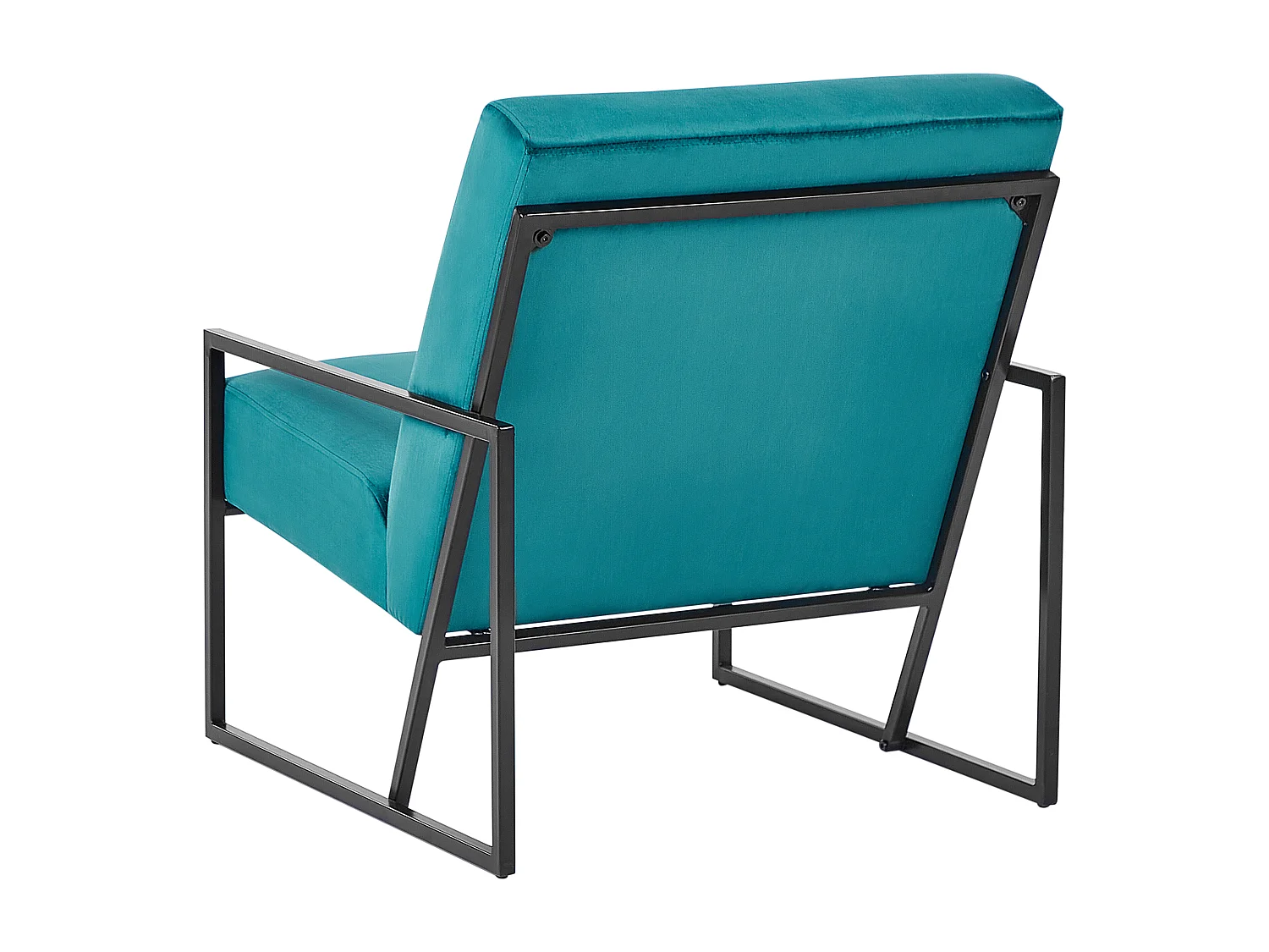 Fauteuil DELARY Velours Bleu paon