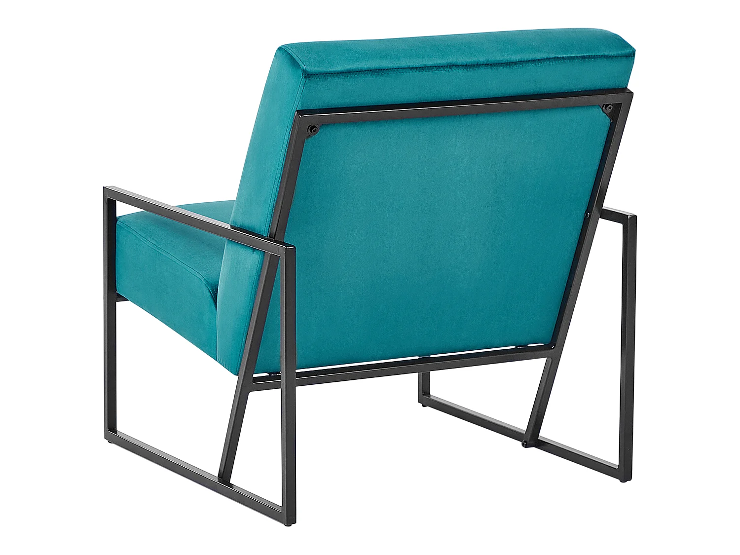 Fauteuil DELARY Velours Bleu paon