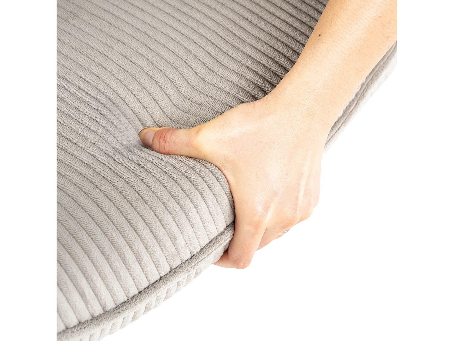 Chaise de bureau pivotant réglable en hauteur en velours côtelé,DUROTHILOFFICE