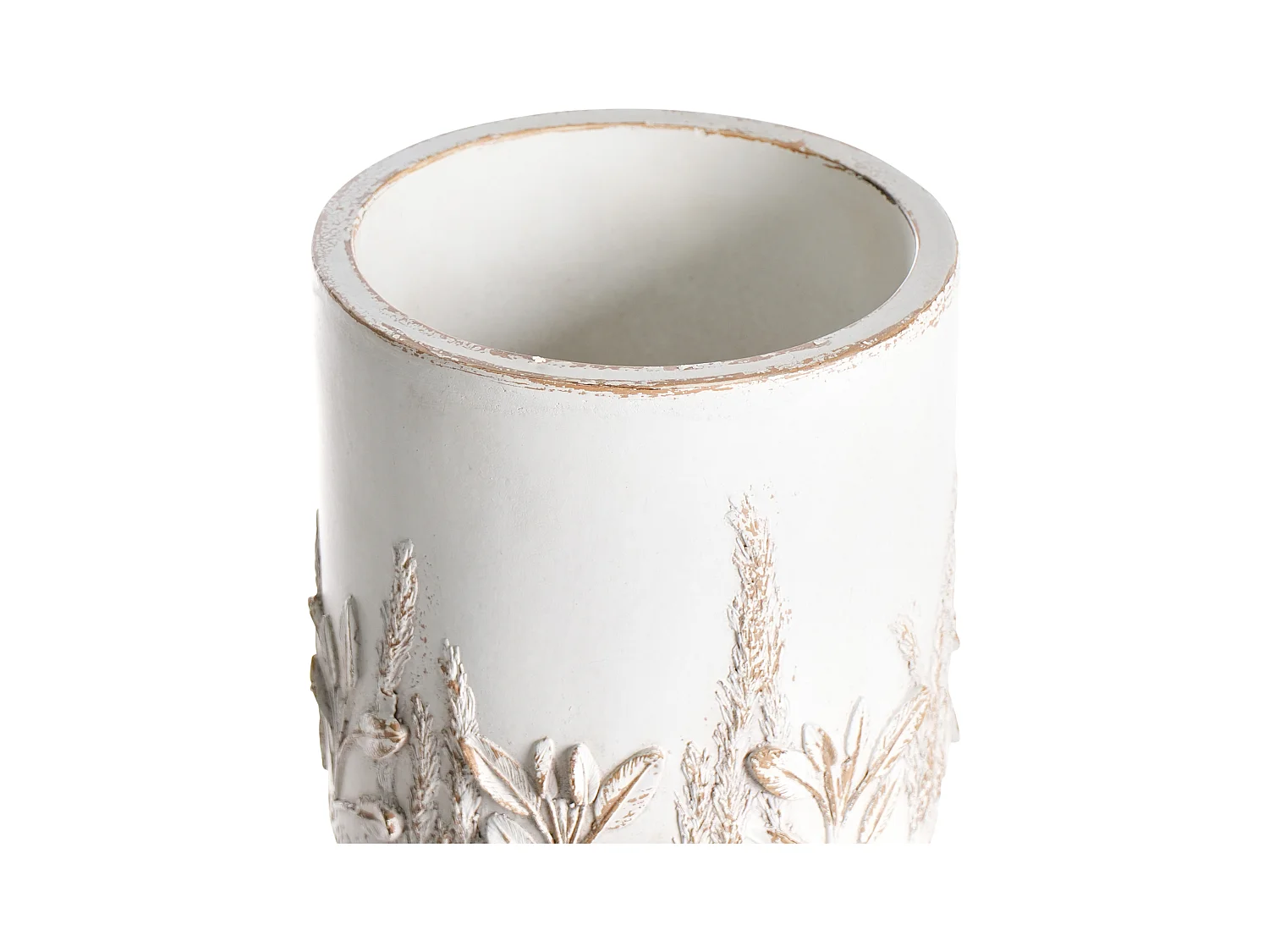 Cache-pot sur pied PREWEZA 23 cm Blanc cassé