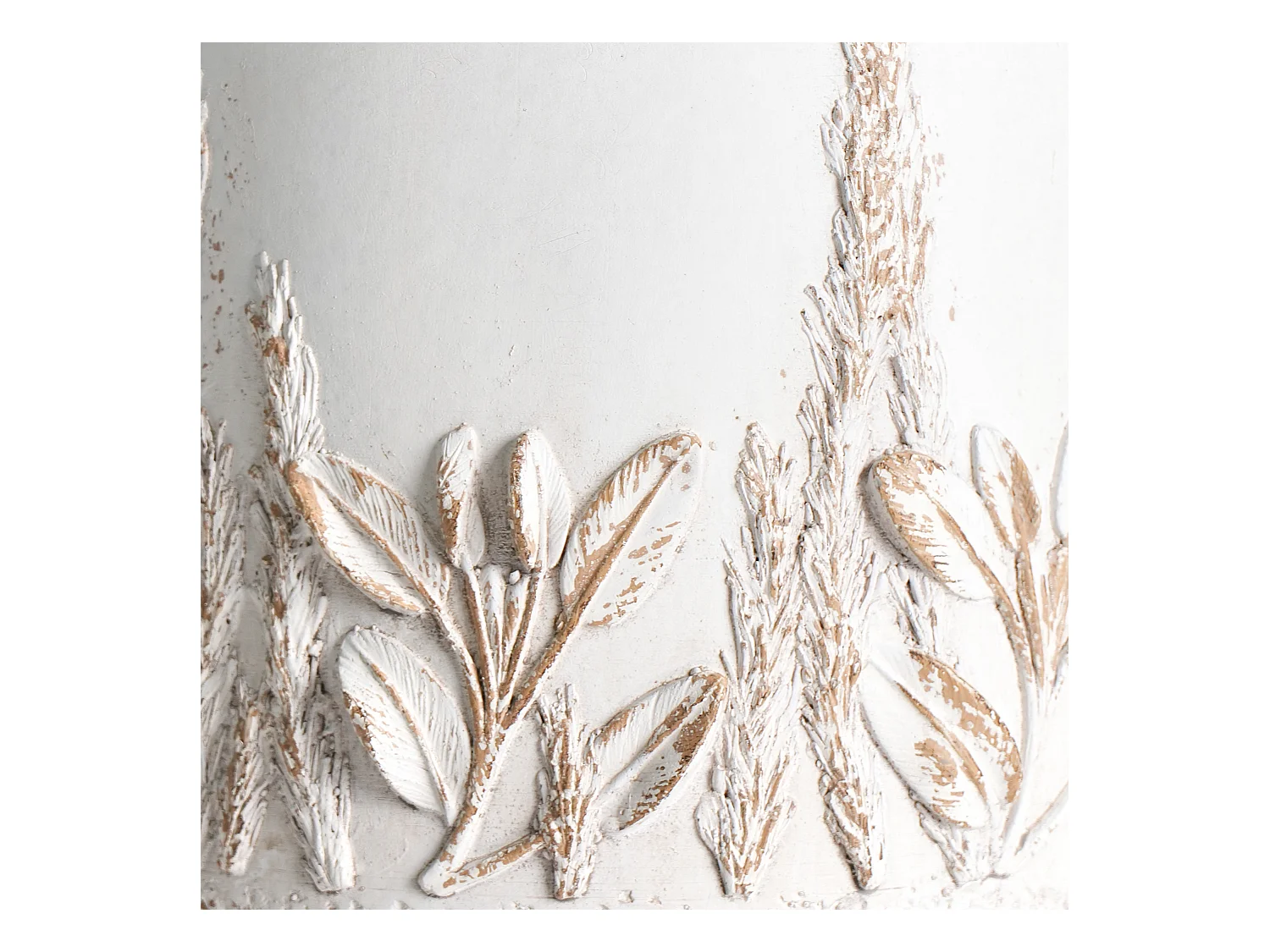 Cache-pot sur pied PREWEZA 23 cm Blanc cassé