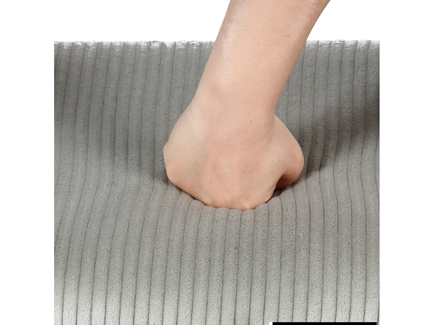 Lot de 2 chaises de salle à manger fauteuils en velours côtelé pied en bois de hêtre style scandinave,CROMWELL