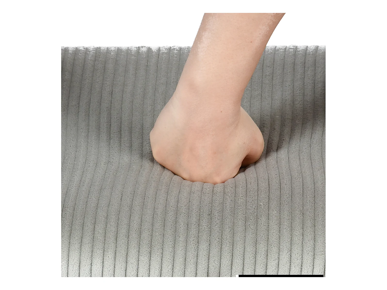 Lot de 4 chaises de salle à manger fauteuils en velours côtelé pied en bois de hêtre style scandinave,CROMWELL