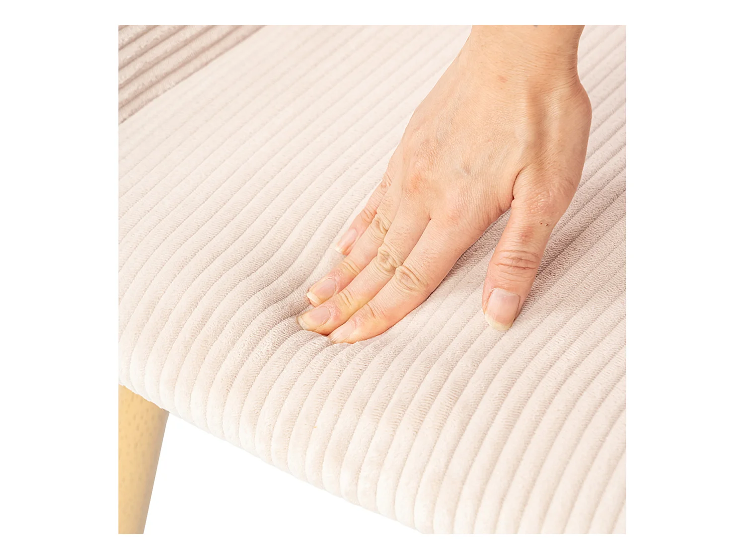 Lot de 4 chaises de salle à manger fauteuils en velours côtelé style scandinave,CROMWELL