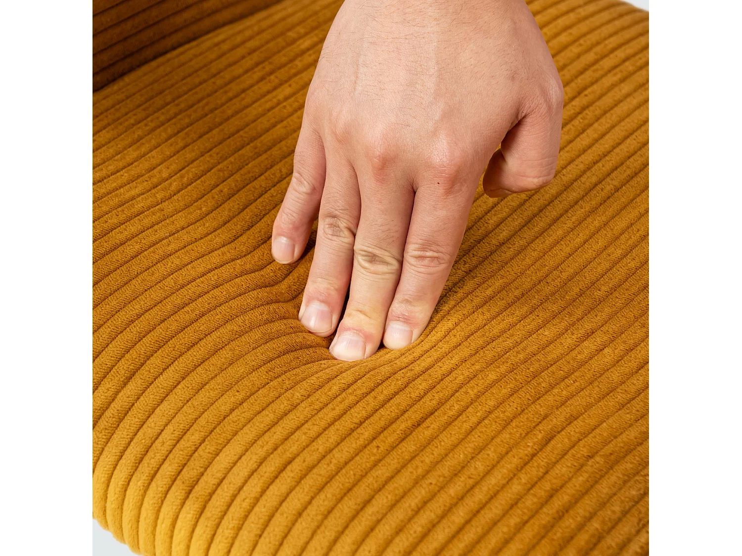 Lot de 2 chaises de salle à manger fauteuils en velours côtelé style scandinave,CROMWELL