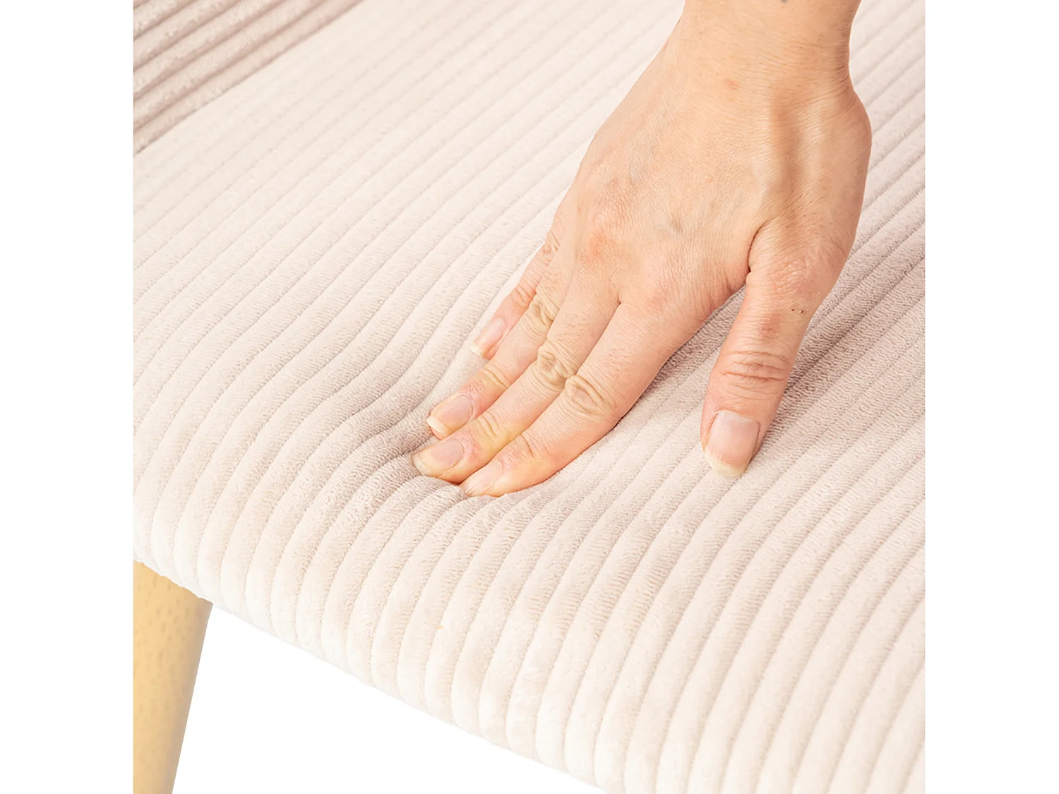 Lot de 6 chaises de salle à manger fauteuils en velours côtelé style scandinave,CROMWELL