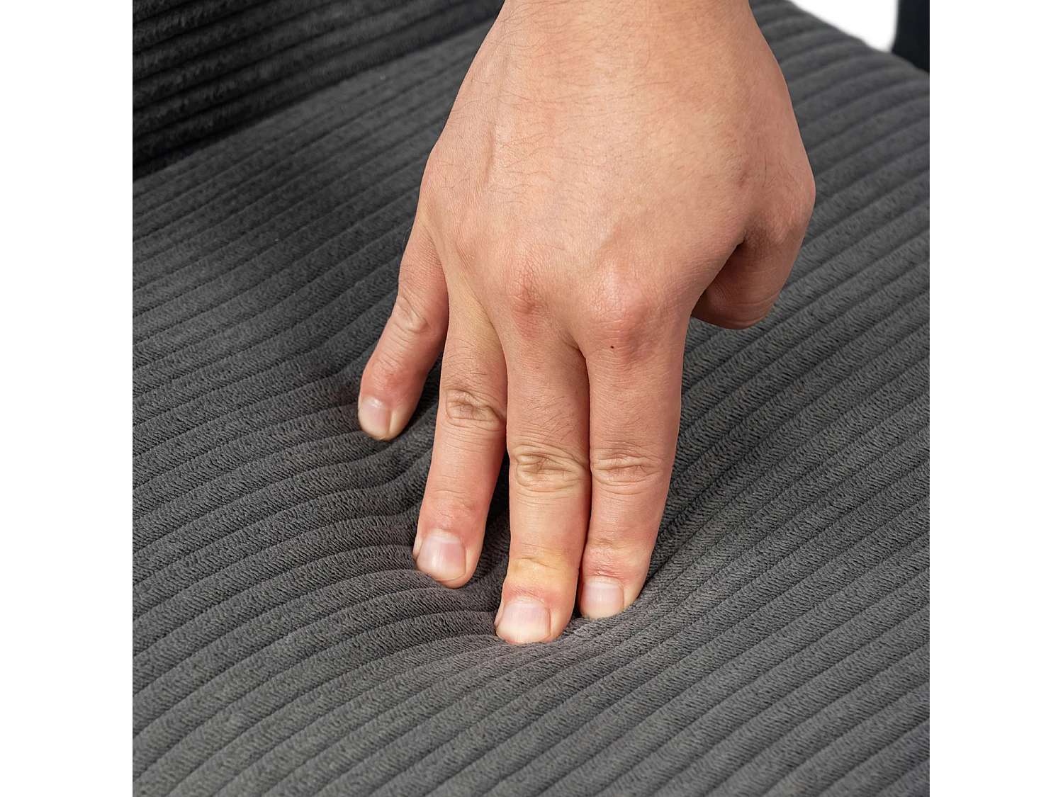 Lot de 6 chaises de salle à manger fauteuils en velours côtelé style scandinave,CROMWELL