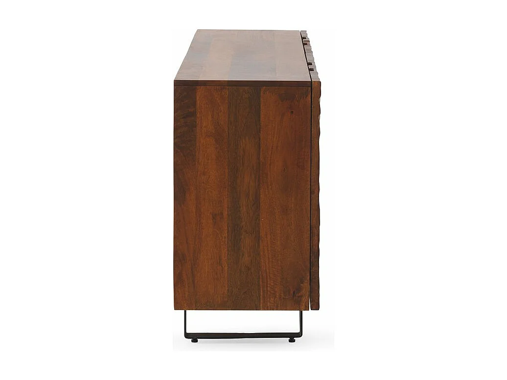 Sideboard mit 4 Türen aus massivem Mangoholz