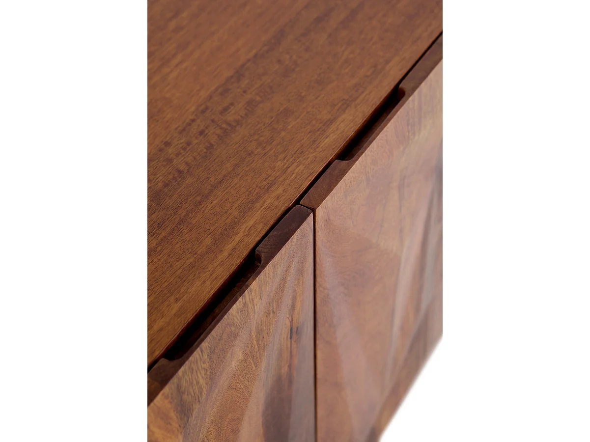 Sideboard mit 4 Türen aus massivem Mangoholz