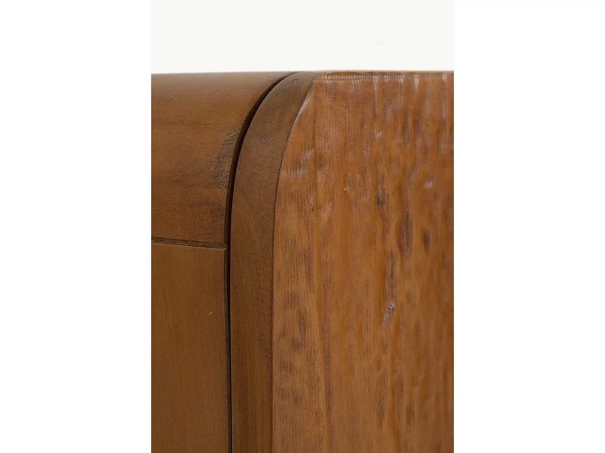 Sideboard mit 3 Türen in Honigfarbe aus massivem Mangoholz