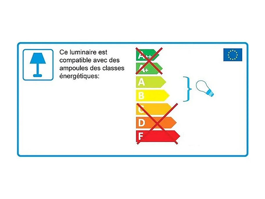 Lampe à poser en bois et coton rouge Lot de 2