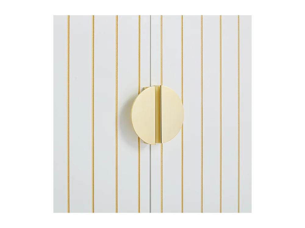 Meuble à chaussures moderne à deux portes meuble d'entrée rangement en MDF à 3 niveaux blanc avec tiroir inférieur ouvert blanc