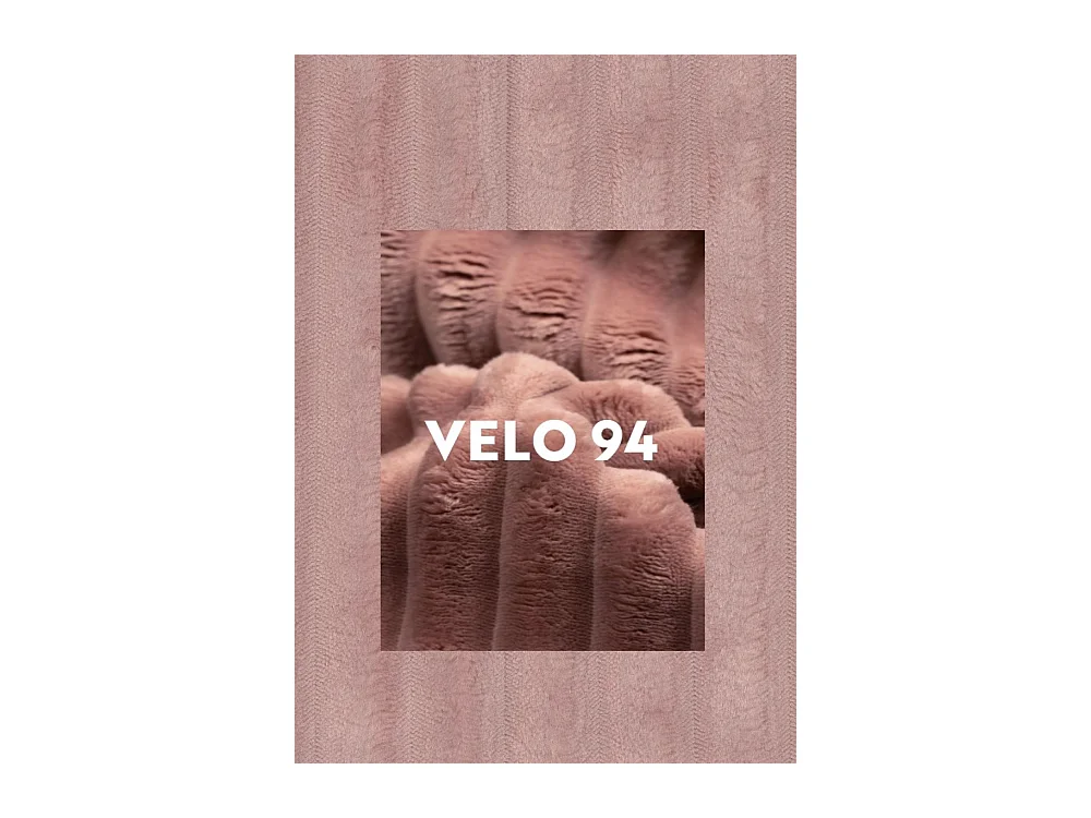 Lit à sommier tapissier avec sommier et surmatelas TRENTO en tissu peluche 200x200 cm rose H3-Bonell