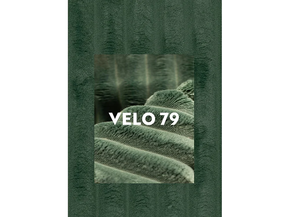 Lit à sommier tapissier avec sommier et surmatelas TRENTO en tissu peluche 180x200 cm vert H3-Bonell