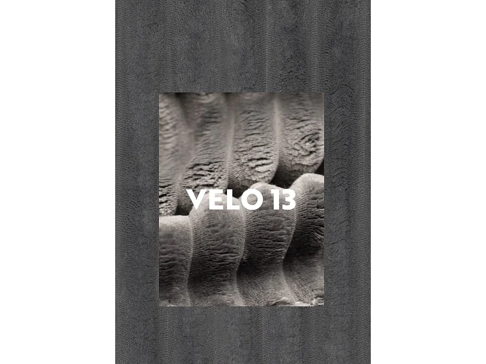 Lit à sommier tapissier avec sommier et surmatelas TRENTO tissu peluche cordon 140x200 cm gris foncé H3-Bonell