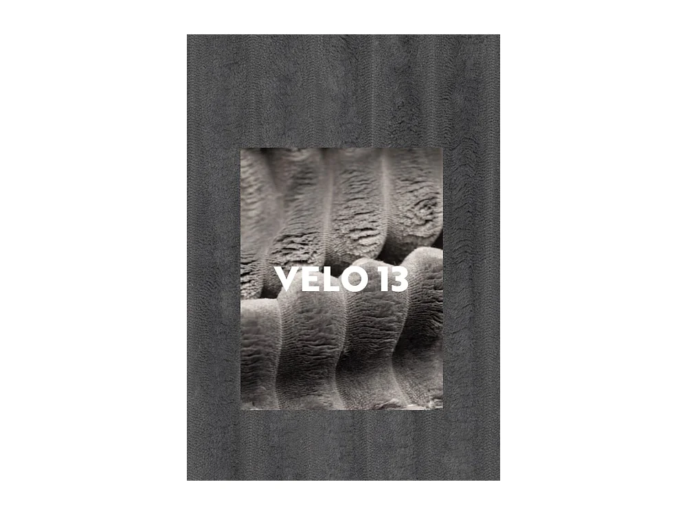 Lit à sommier tapissier avec sommier et surmatelas TRENTO tissu peluche cordon 160x200 cm gris foncé H3-Bonell