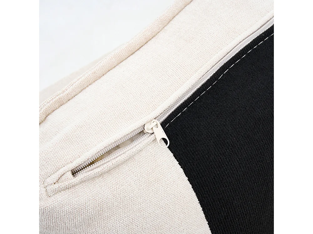 Canape d'angle rembourrés 3 places avec ports USB et Type-C avec deux porte-gobelets lin beige