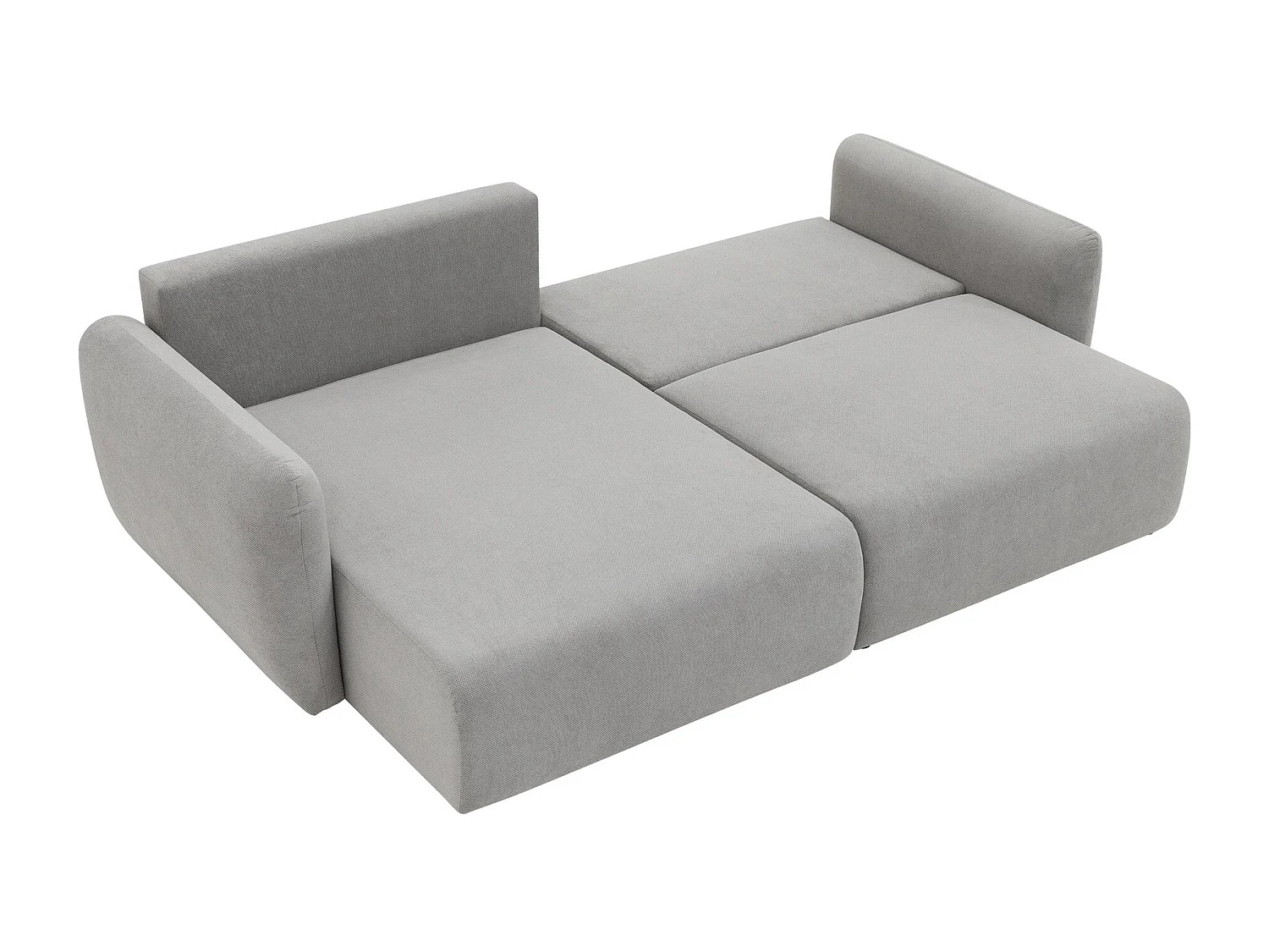 Sofá rinconero Temple 131, Verde, Función de descanso, Almacenaje, 234x140x81cm