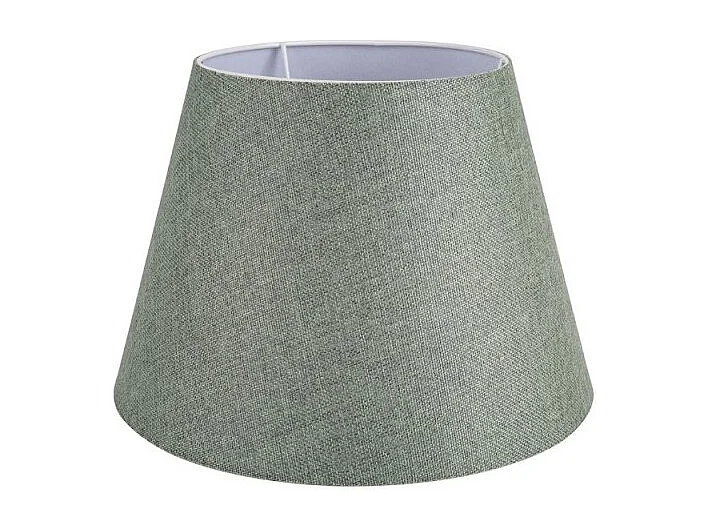 Lampada da tavolo base bianca e paralume tessuto colore verde LAGUNAH372638