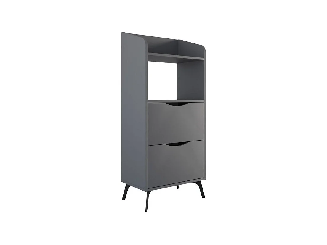 Mobile multiuso con cassetti Gorki colore antracite