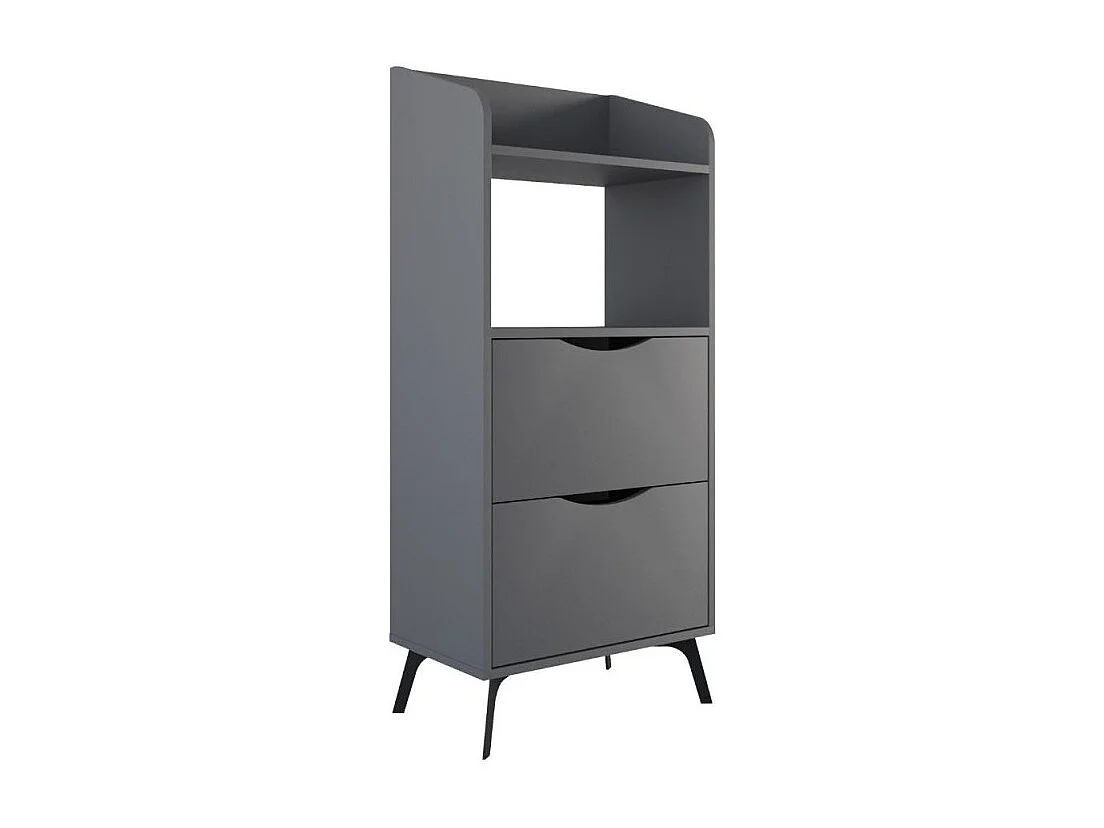 Mobile multiuso con cassetti Gorki colore antracite