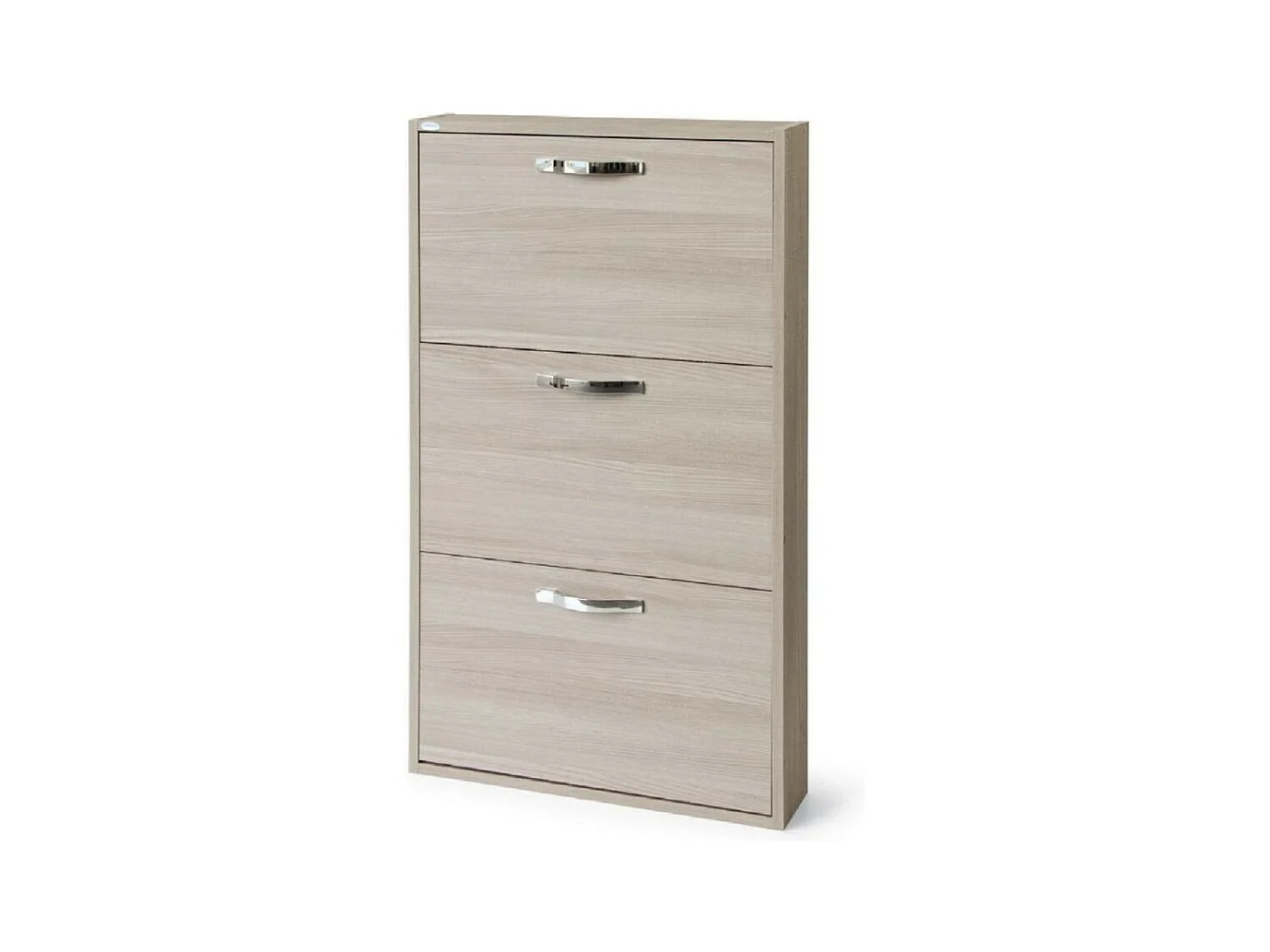 Scarpiera 3 ante slim salvaspazio 108x65x15 Serena colore olmo