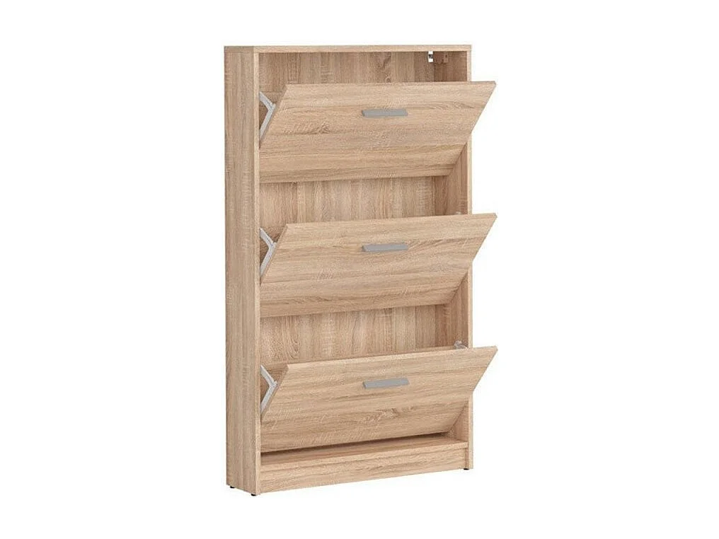 Scarpiera 3 ante a ribalta colore rovere Nepo 69,5x17.5x120H