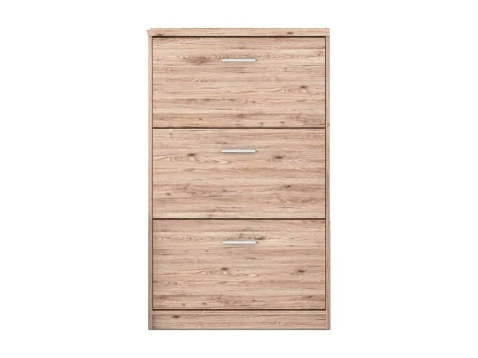 Scarpiera 3 ante a ribalta colore rovere Nepo 69,5x17.5x120H