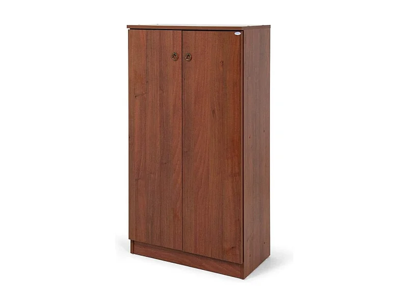 Armadio scarpiera 2 ante e 3 ripiani Gabriella 130 colore noce antico