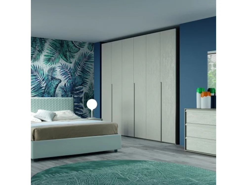 Armadio 6 ante battenti olmo ossido Coco 276x60,3x250h