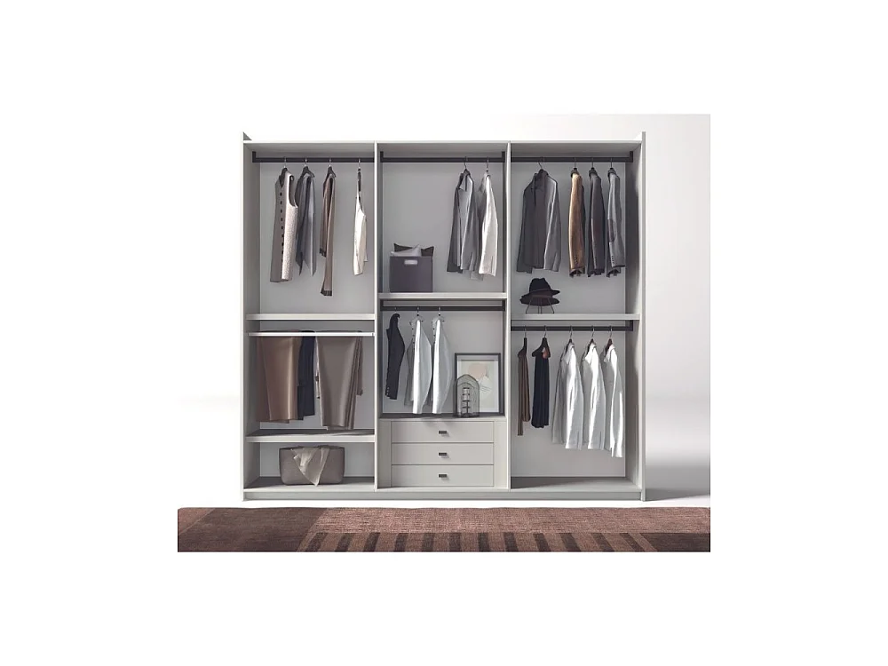 Armadio 6 ante battenti olmo ossido Coco 276x60,3x250h
