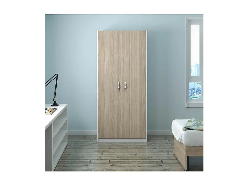 Armadio due ante 91x52x210h colore olmo ARM290